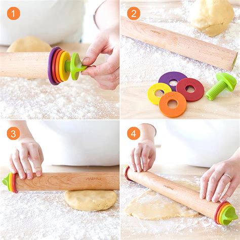 how to measure cookie dough thickness|rolling pins to measure cookie dough.